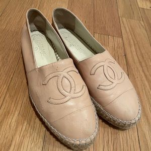 Chanel Lambskin Espadrilles